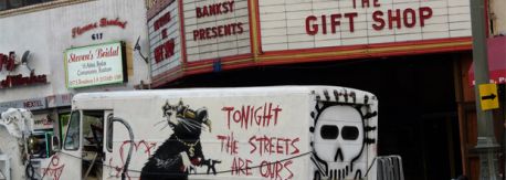 The LA opening of Exit Through the Gift Shop