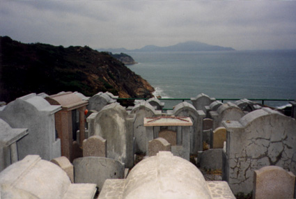 A grave with a view